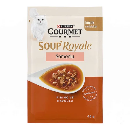 Gourmet Soup Royale Somonlu Kedi Çorbası 45 Gr