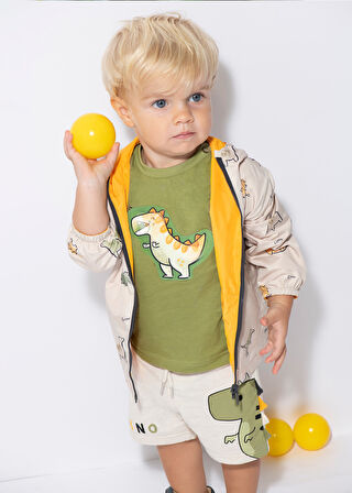 Mayoral erkek bebek dinazor baskılı şort 1294