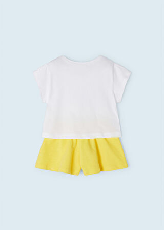 Mayoral kız çocuk yazlık tişört şort 2 li set 3213