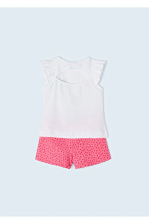 Mayoral Kız Çocuk Yazlık Tişört Şort 2 Li Set 3215