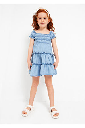 Mayoral Kız Çocuk Kot Elbise