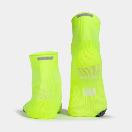 Joma 400777.226 Unisex 3'lü Koşu Çorabı - Yeşil/Sarı