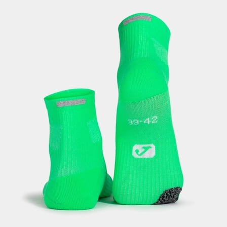 Joma 400777.226 Unisex 3'lü Koşu Çorabı - Yeşil/Sarı