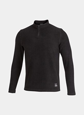 Joma Düz Siyah Erkek Polar Sweatshırt 102470.100-EXPLORER LONG SLEEVE T-S