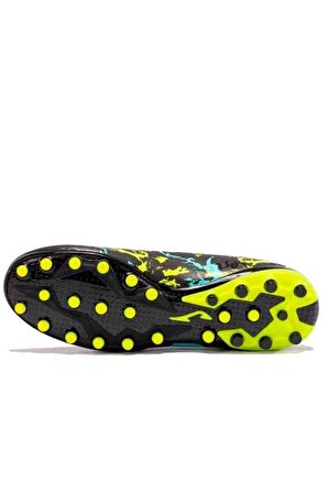 Joma Evolution 2301 EVOW2301AG Siyah/Sarı Erkek Halı Saha Ayakkabısı