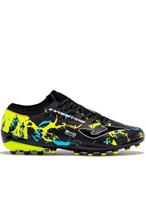 Joma Evolution 2301 EVOW2301AG Siyah/Sarı Erkek Halı Saha Ayakkabısı