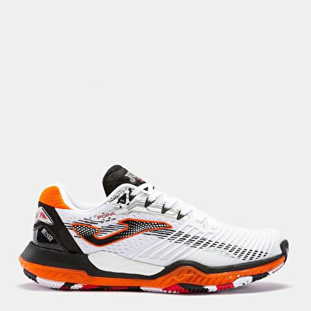 Joma Erkek Tenis Maç Ayakkabı Point Men 2342 White Black Orange Tpoınw2342Ac