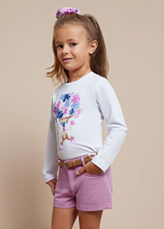 Kız Çocuk Şort-Pembe | 4 YAŞ