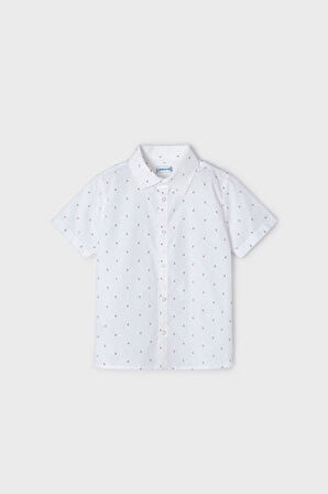 Erkek Çocuk Kısa Kollu T-Shirt - Beyaz | 6 YAŞ