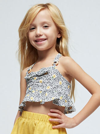 mayoral kız çocuk bluz şort set 3265