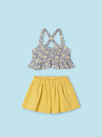 mayoral kız çocuk bluz şort set 3265