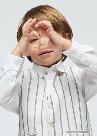 Erkek Çocuk Yelek-Bej | 7 YAŞ