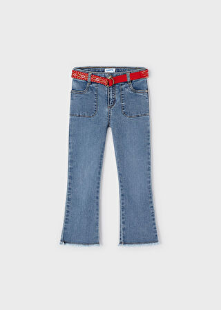 Kız Çocuk Jean Pantolon-Mavi | 3 YAŞ