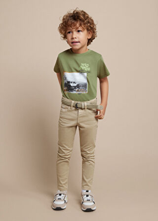 Erkek Çocuk Jean Pantolon-Krem | 5Y