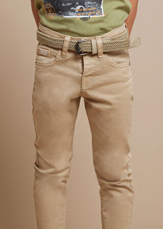 Erkek Çocuk Jean Pantolon-Krem | 5Y