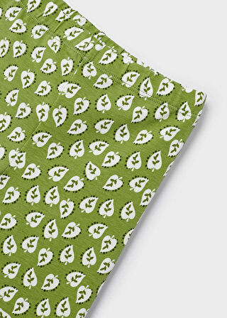 Kız Çocuk Tişört Tayt Set-Krem | 5 YAŞ