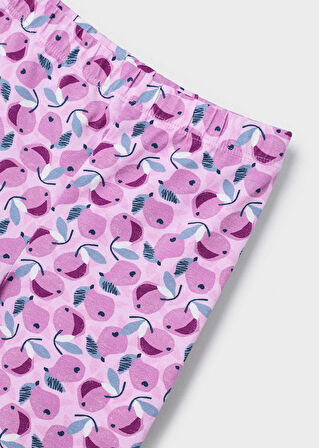 Kız Çocuk Tişört Tayt Set-Mor | 9 YAŞ