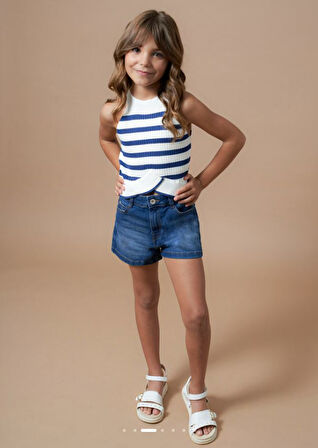 Mayoral Kız Halter Yaka Örme Bluz  6023