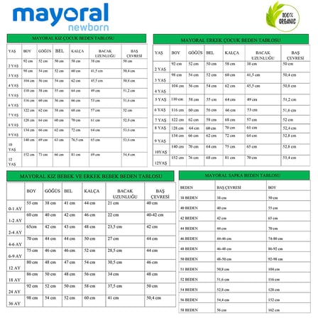 Mayoral Unisex Çocuk Şapka Yeşil 10720