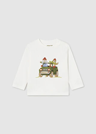 Mayoral Erkek Bebek Baskılı Sweatshirt