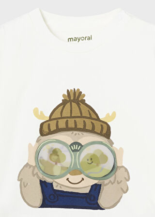 Mayoral Erkek Bebek Baskılı Sweatshirt