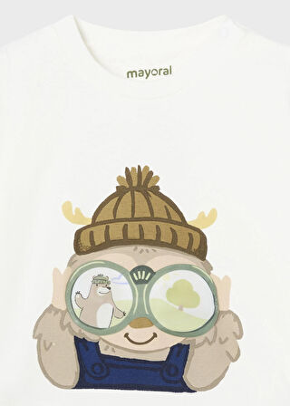 Mayoral Erkek Bebek Baskılı Sweatshirt