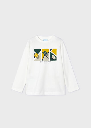 Erkek Çocuk Sweatshirt - Krem | 9Y