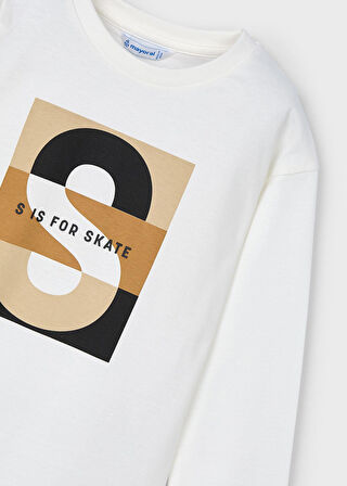 Mayoral Erkek Çocuk Baskılı Sweatshirt