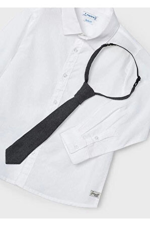 Mayoral Erkek Çocuk Beyaz Gömlek Ve Kravat 4109