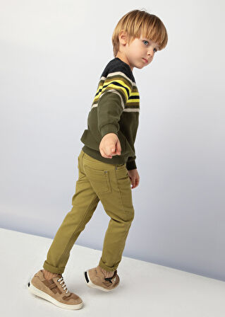 Erkek Çocuk Sim Fit Pantolon Yeşil | 7Y