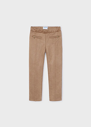 Kız Çocuk PANTOLON Açık Kahve  | 4Y