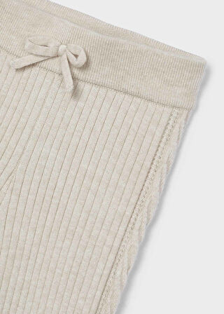 Kız Çocuk Örme Tayt - Krem | 2Y