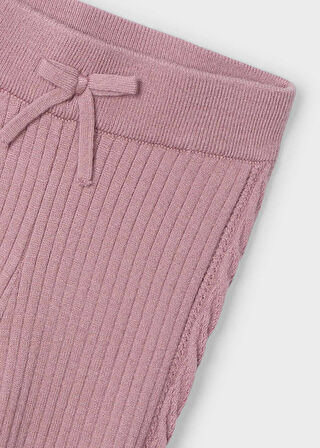 Kız Çocuk Örme Tayt - Pembe | 2Y