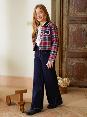 Abel&lula kız çocuk denim pantolon 5718