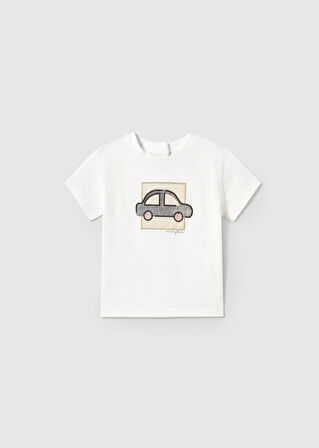 Mayoral Erkek Bebek Arabalı Tshirt