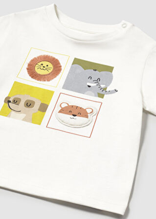 Mayoral Erkek Bebek Baskılı Tshirt