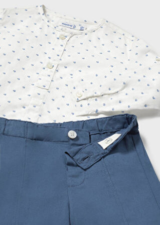 Mayoral Erkek Bebek Gömlek Şort Takım