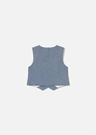 Mayoral Erkek Bebek Çizgili Keten Yelek 1303