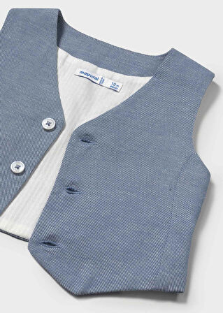 Mayoral Erkek Bebek Keten Yelek