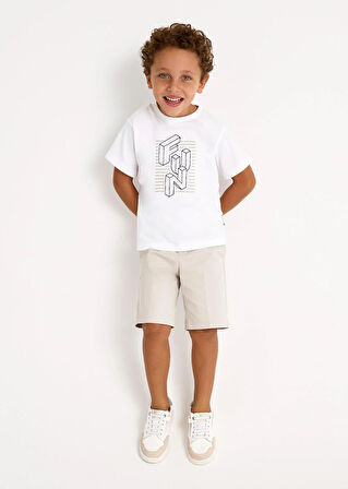 Mayoral Erkek Çocuk Baskılı Tshirt