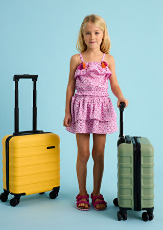 Mayoral Kız Çocuk Desenli Fırfırlı Bluz 3186