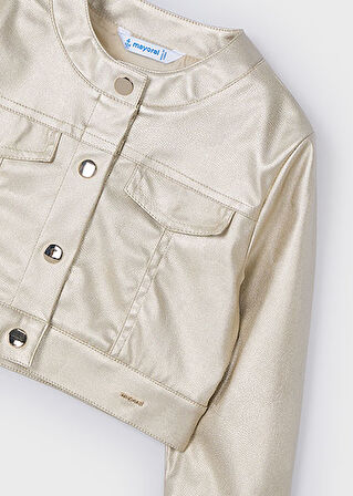 Mayoral Kız Çocuk Metalik Ceket 3404