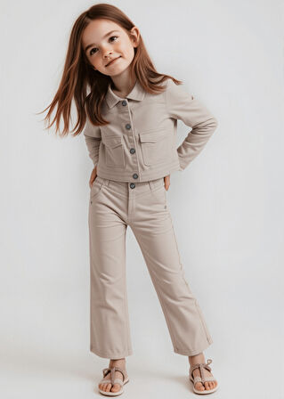 Mayoral Kız Çocuk Gabardin Pantolon 3555