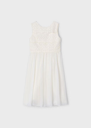 Mayoral Kız Çocuk Güpürlü Şifon Tulum