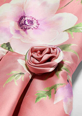 Mayoral Abel&Lula Kız Çocuk Baskılı Tafta Elbise