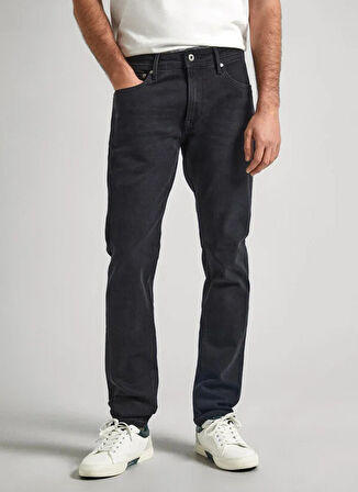 Pepe Jeans Normal Bel Regular Tapered Erkek Denim Pantolon PM206326XF1-000 STANLEY