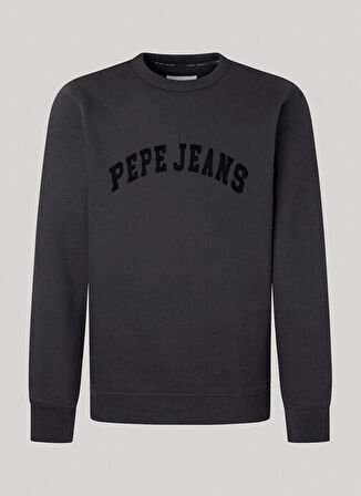 Pepe Jeans Bisiklet Yaka Siyah Erkek Sweatshırt PM582557 999 RANDALL