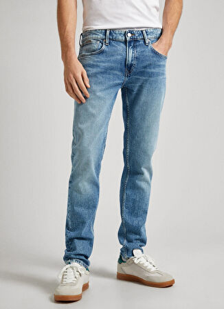 Pepe Jeans Normal Bel Tapered Fit Erkek Denim Pantolon PM207403-000 TAPERED JEANS 90'S