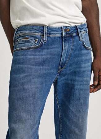 Pepe Jeans Normal Bel Tapered Fit Erkek Denim Pantolon PM207390HT7-000 TAPERED JEANS