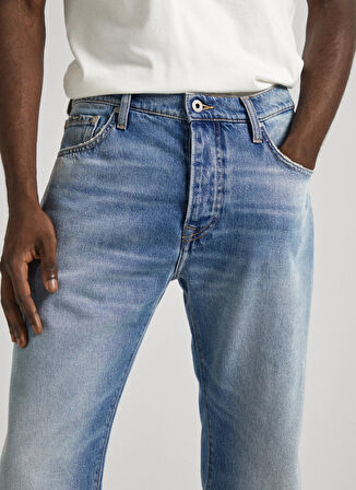 Pepe Jeans Normal Bel Regular Straight Erkek Denim Pantolon PM207394MI9-000 STRAIGHT JEANS